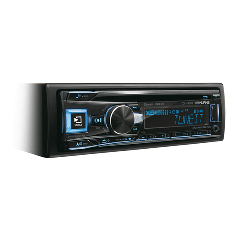 Alpine CDE-193BT User manual