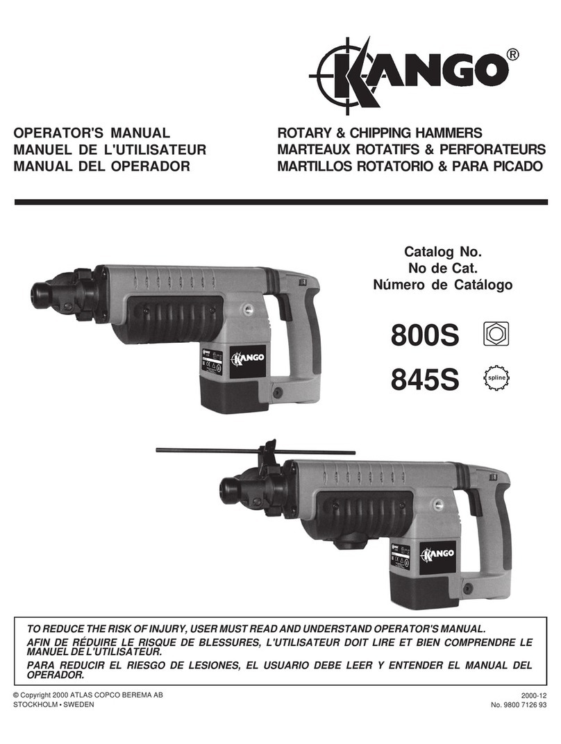 Kango 800S User manual