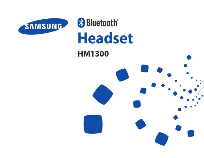 Samsung HM-1300 manual