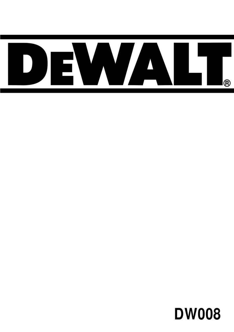 DeWalt DW008 user manual