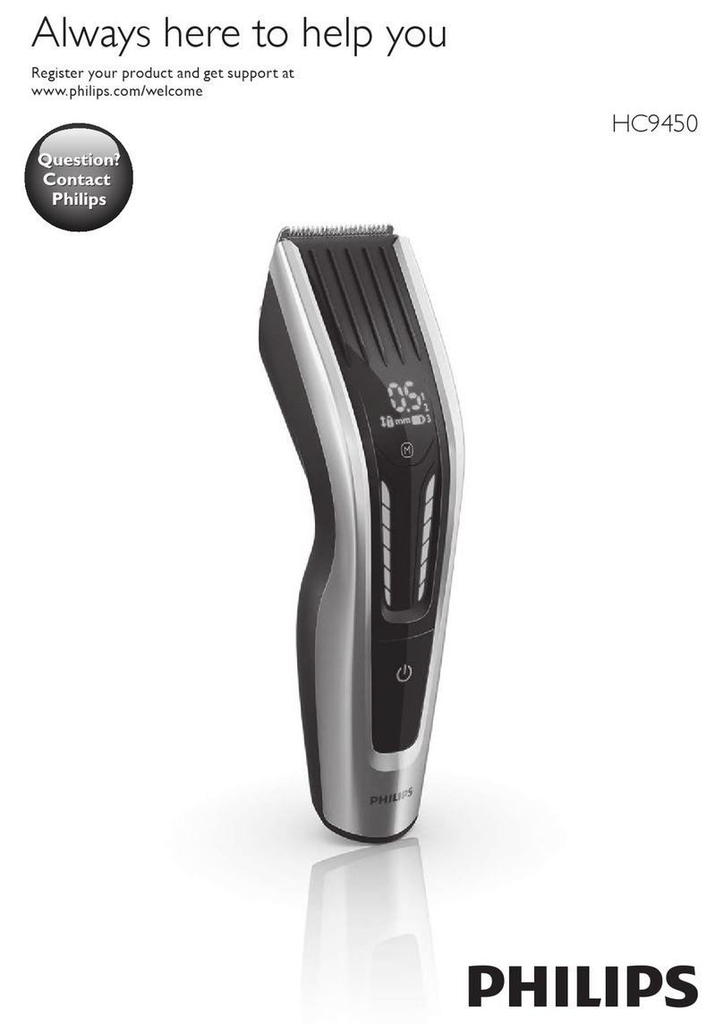 Philips HC9450 User manual Philips HC9450 User manual