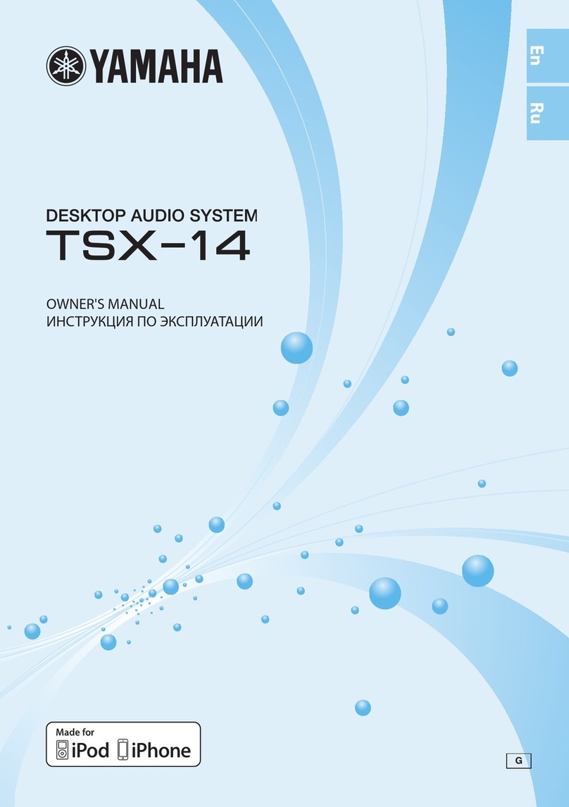 Yamaha TSX-14 owner's manual