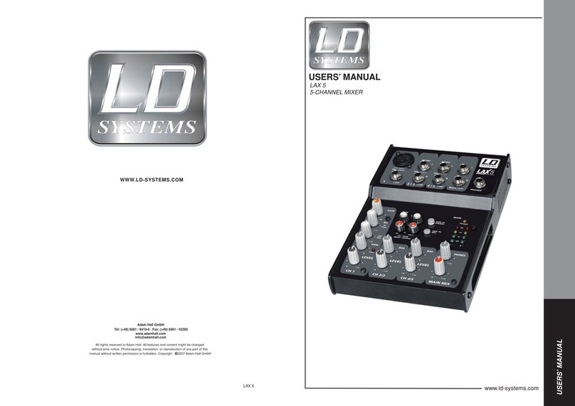 LD LAX5 user manual