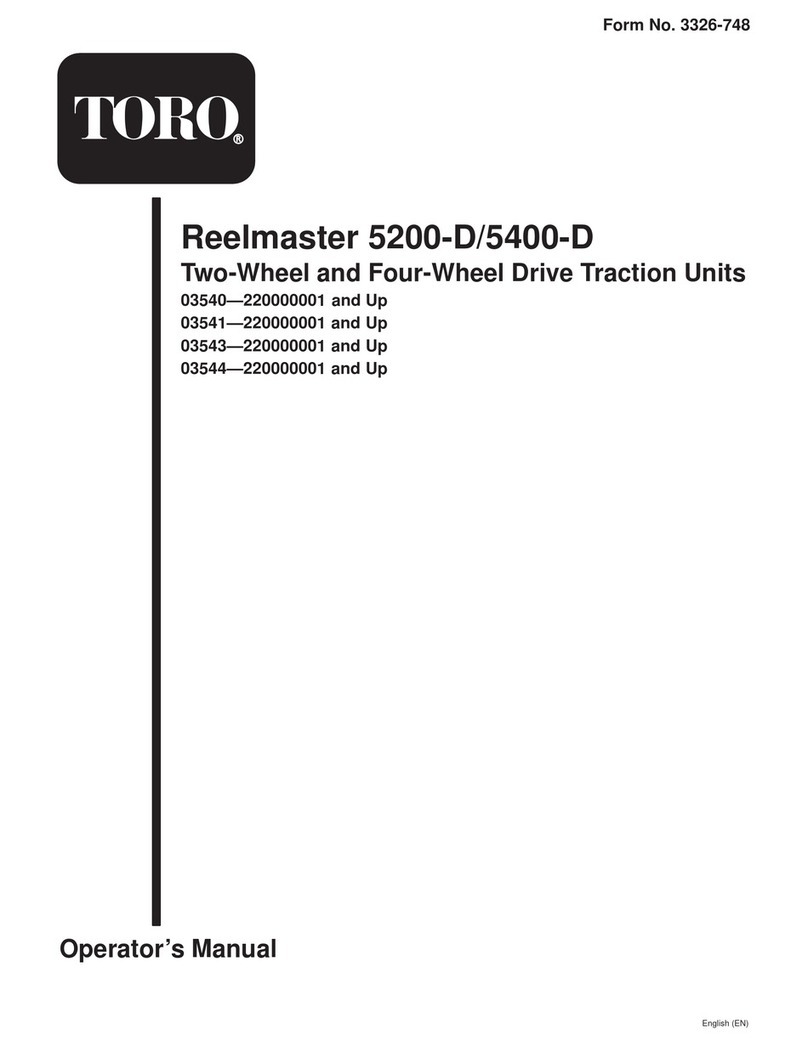 Toro 3540 User manual