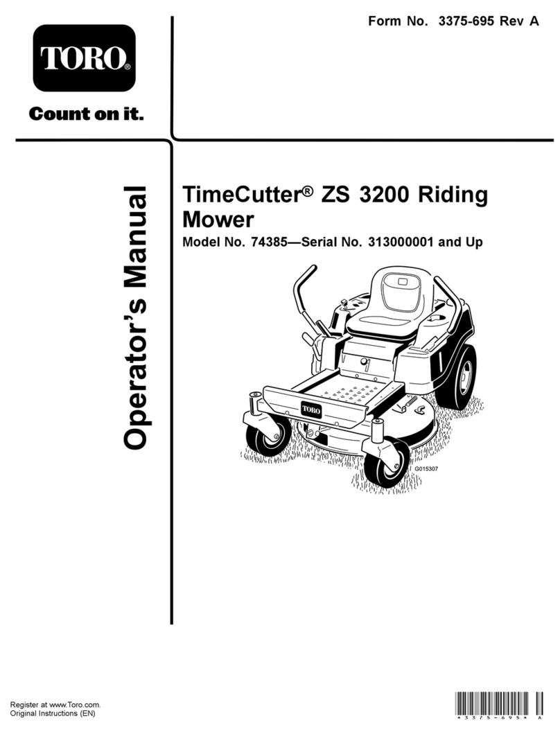 Toro 74385 TimeCutter ZS 3200 User manual