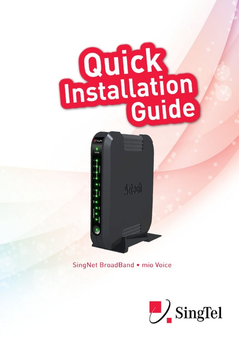 Aztec DSL7000GRV(S) Quick installation guide