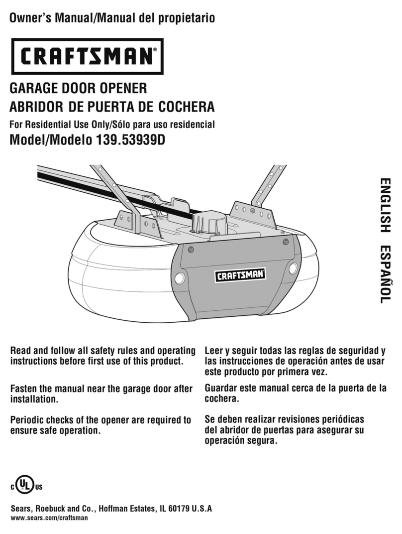 Craftsman 139.53939D owner's manual