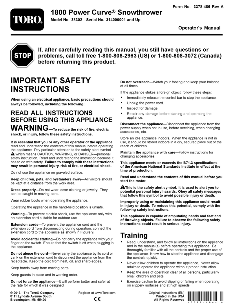 Toro 38302 User manual