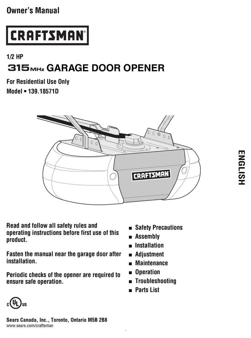 Craftsman 139.18571D owner's manual
