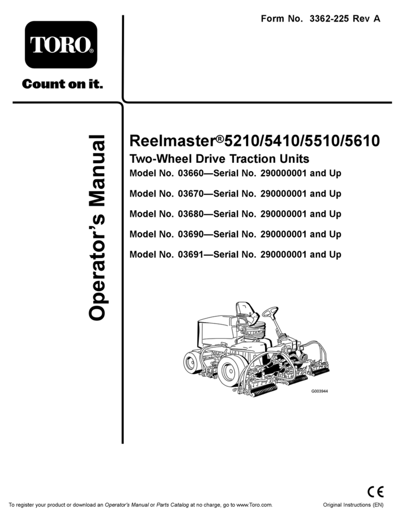 Toro 3660 User manual