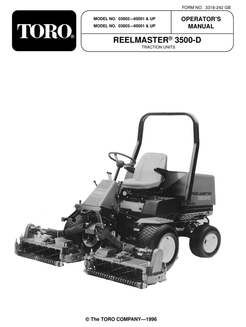 Toro 3602 Operator's manual