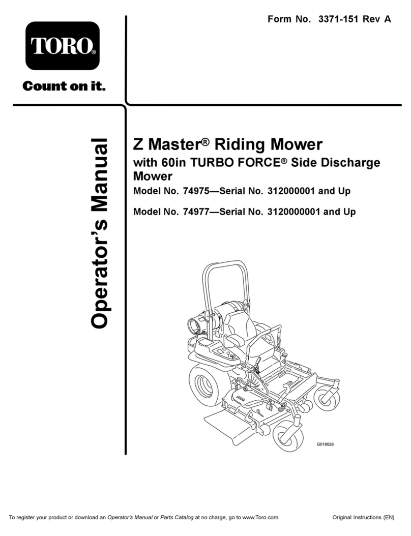Toro Z Master 74975 User manual