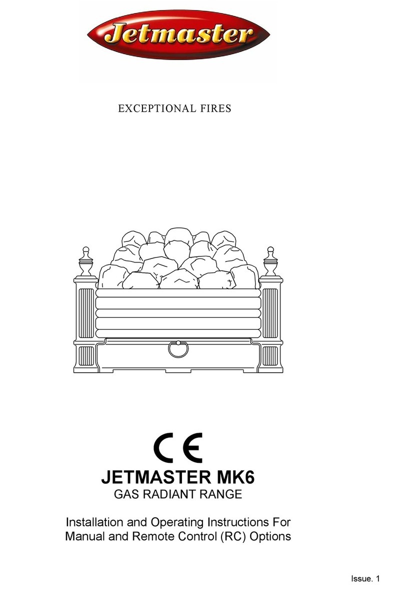 Jetmaster MK6 Installation and operating instructions for manual and remote control options