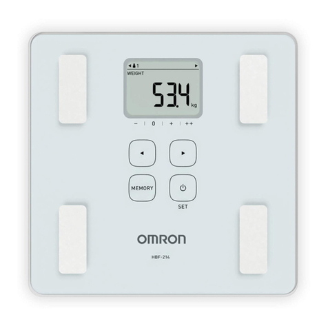 Omron HBF-214 User manual Omron HBF-214 User manual