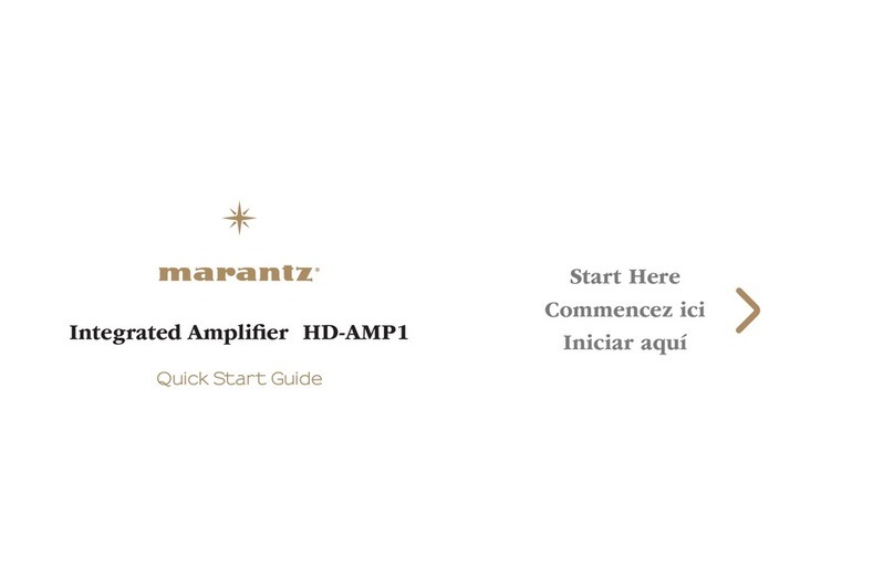 Marantz HD-AMP1 User manual