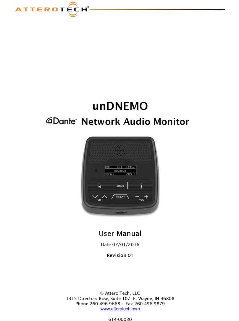 Dante UNDNEMO User manual