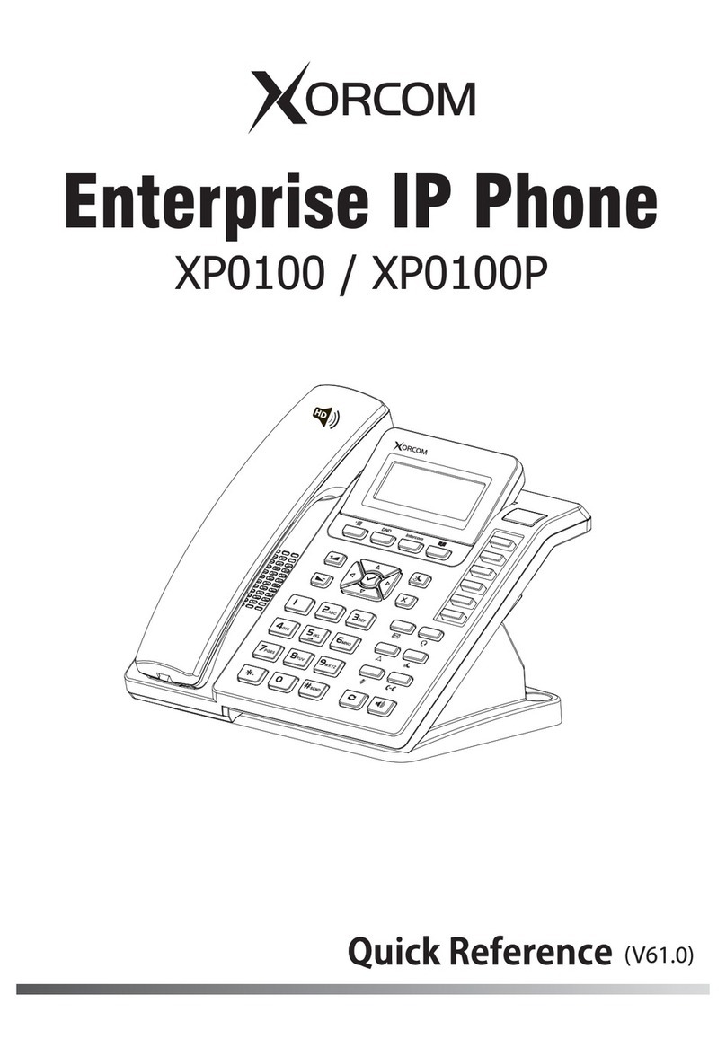 Xorcom XP0100 quick reference