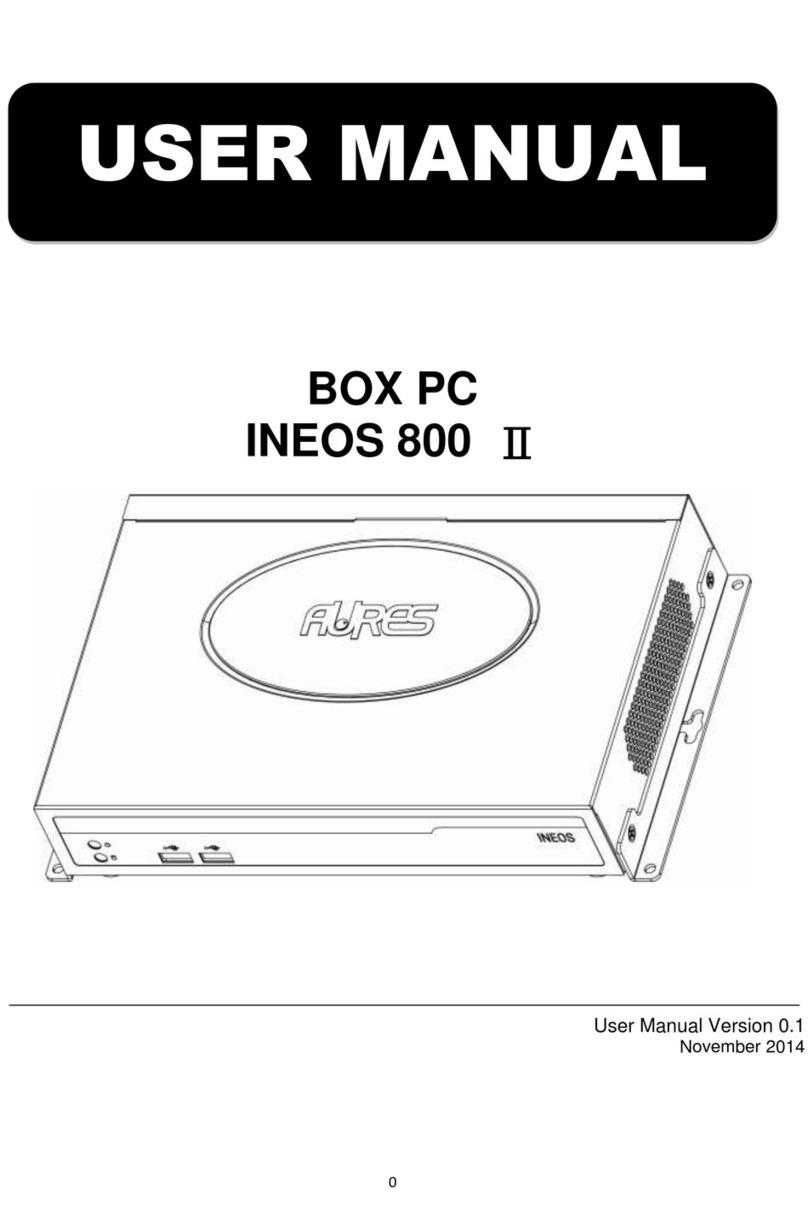 AURES INEOS 800 II user manual