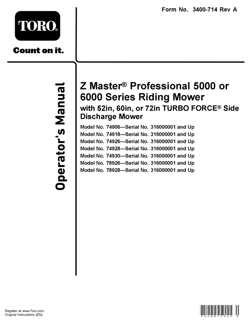 Toro 74906 User manual
