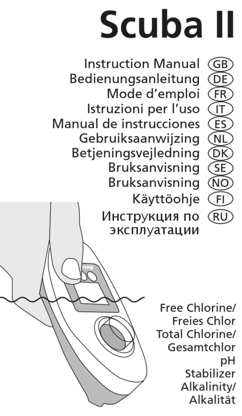 Tintometr Scuba II User manual