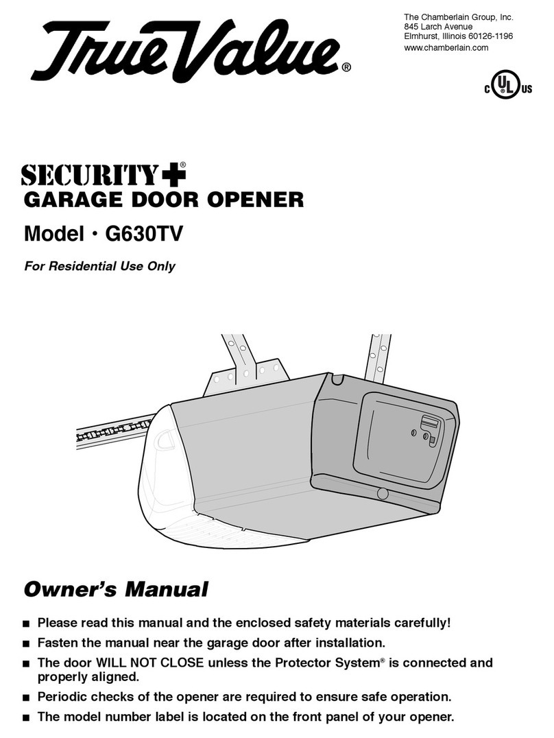 True Value Security+ G630TV owner's manual True Value Security+ G630TV owner's manual