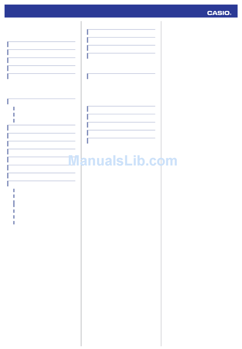 Casio 5466 User manual