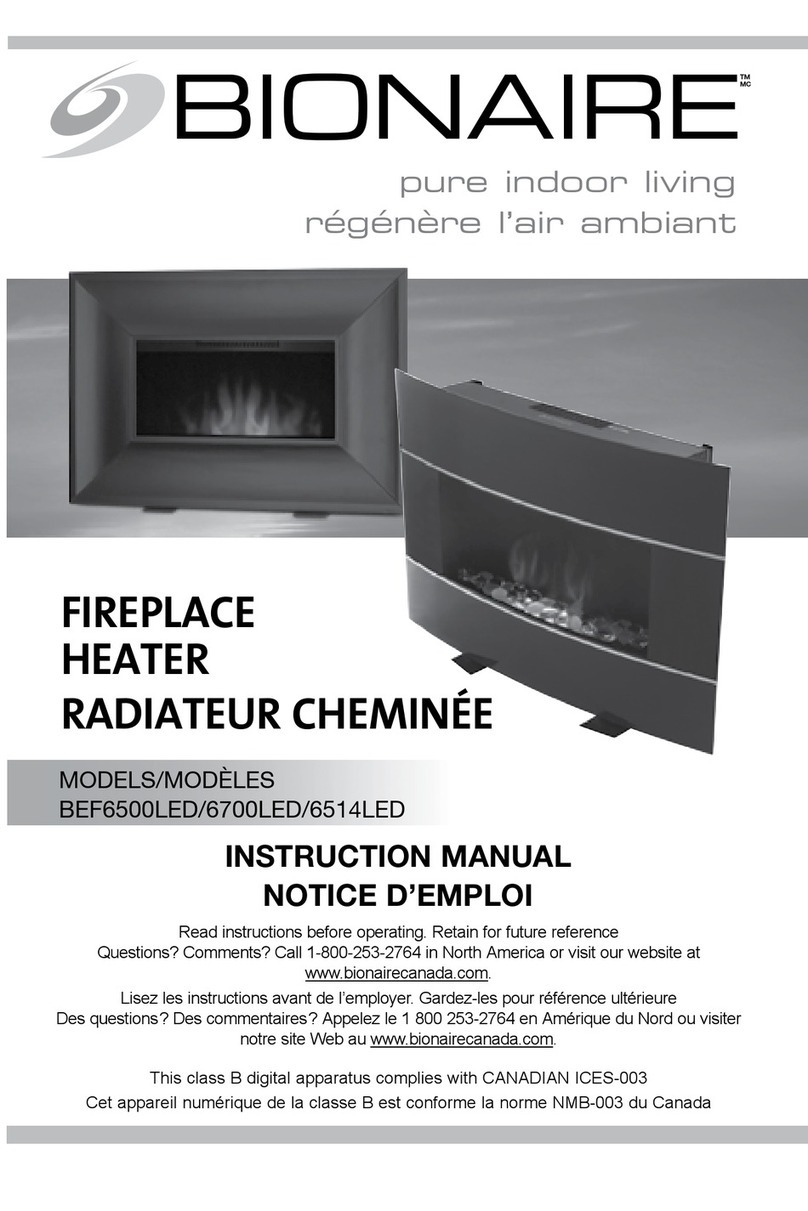Bionaire BEF6500LED User manual