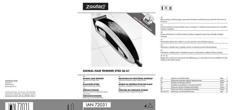 Zoofari ZTSD 36 A1 User manual