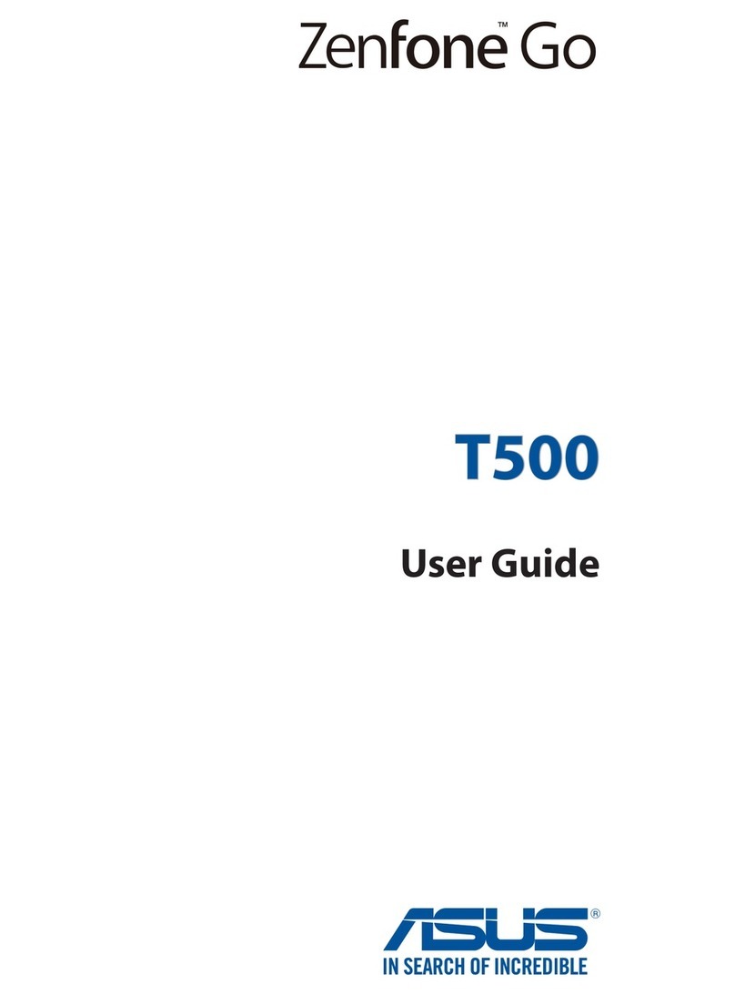 Asus ZENFONE T500 User manual Asus ZENFONE T500 User manual