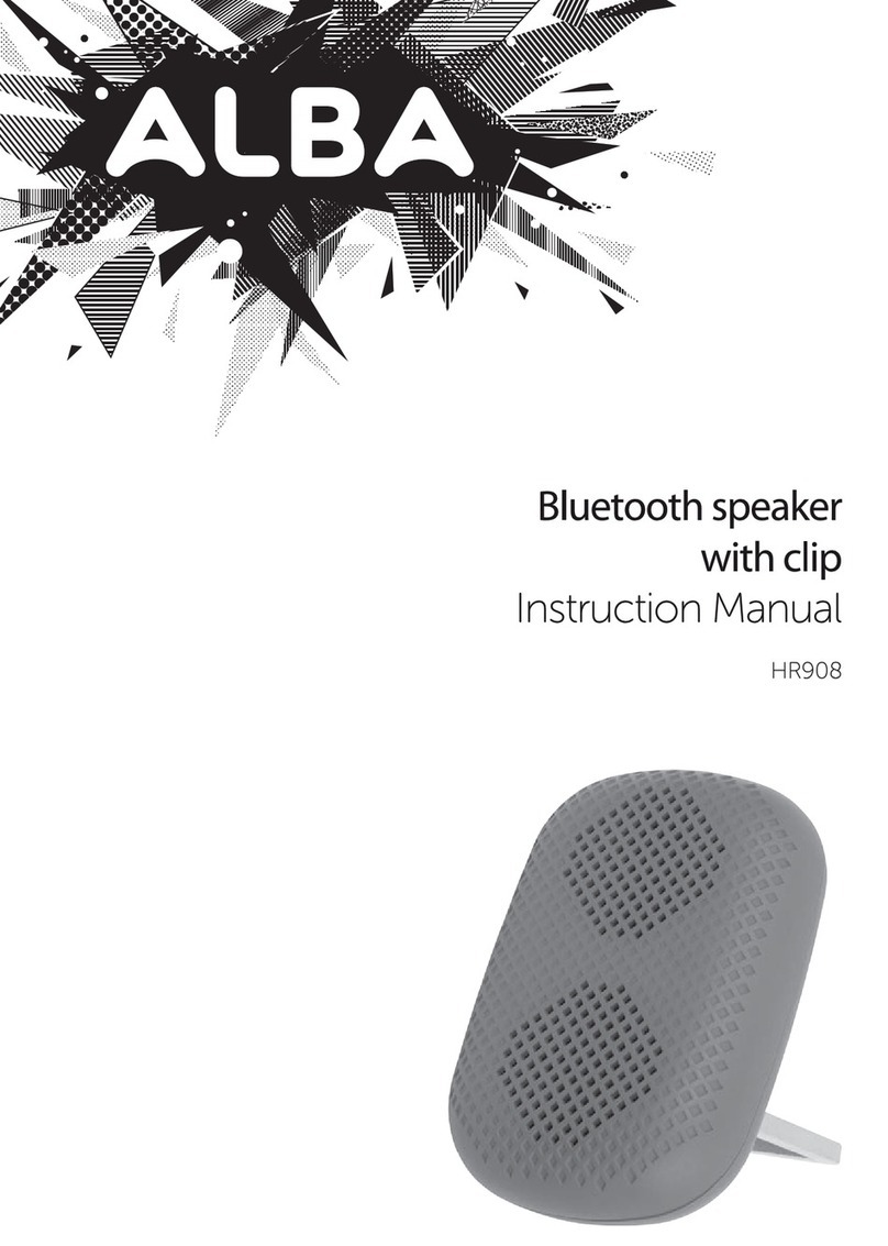 Alba HR908 instruction manual