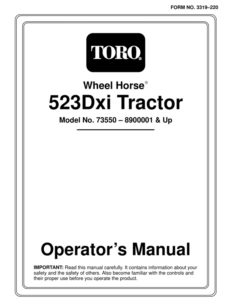 Toro 73550 Operator's manual