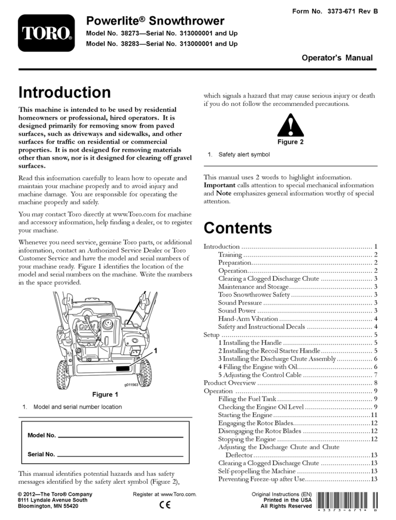 Toro Powerlite 38273 Operator's manual