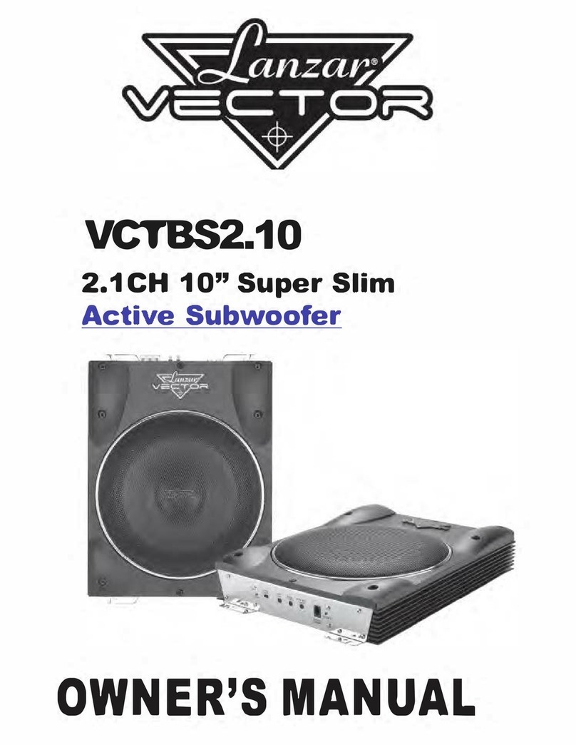 Lanzar VCTBS2.10 User manual