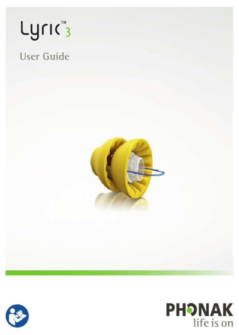 Phonak LYRIC3 user guide Phonak LYRIC3 user guide