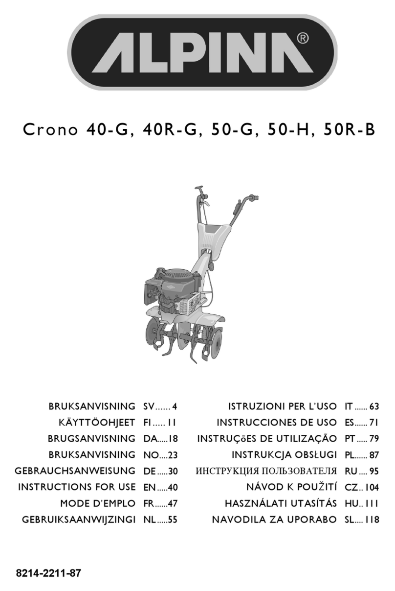 Alpina Crono 40-G Instructions for use
