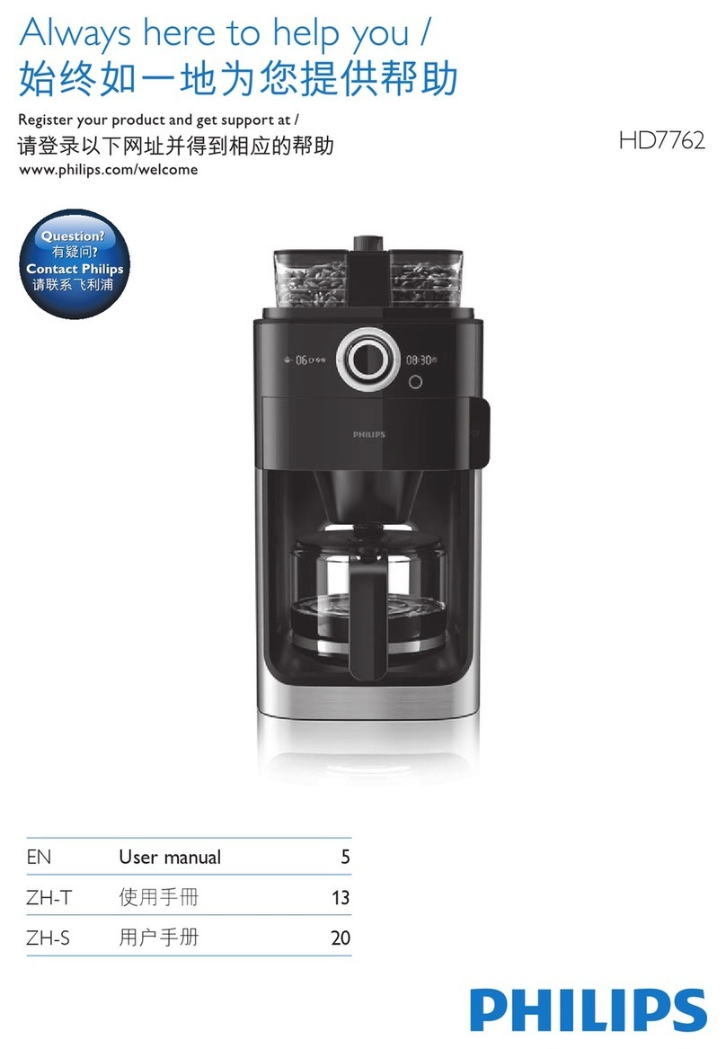 Philips HD7762 User manual Philips HD7762 User manual