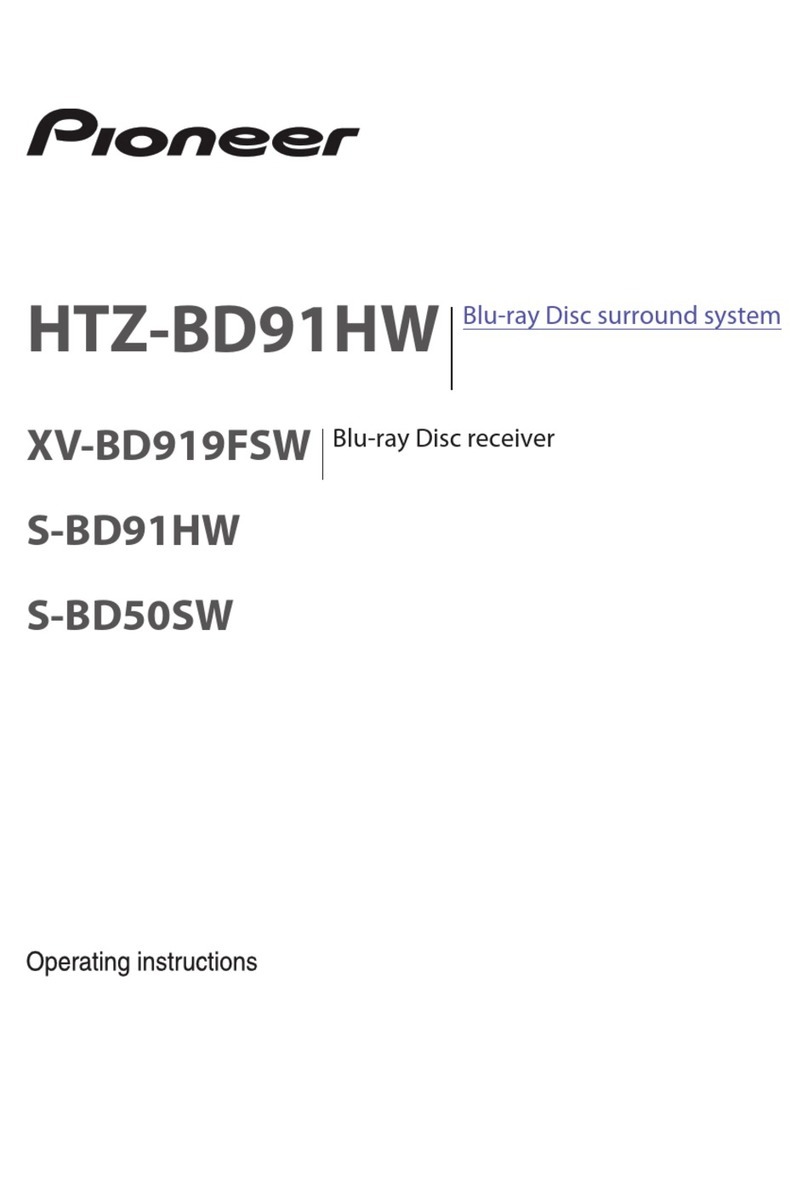 Pioneer HTZ-BD91HW User manual