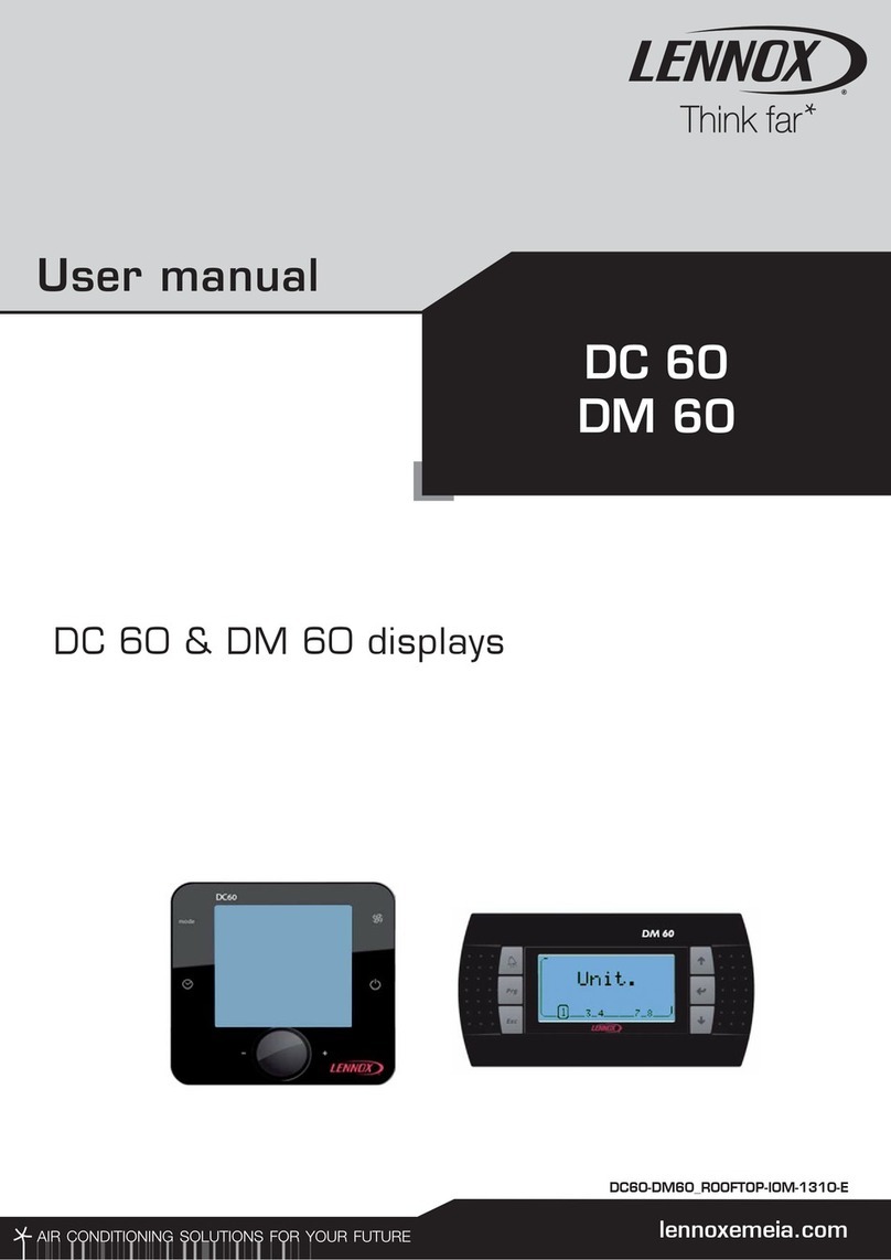 Lennox DC 60 User manual