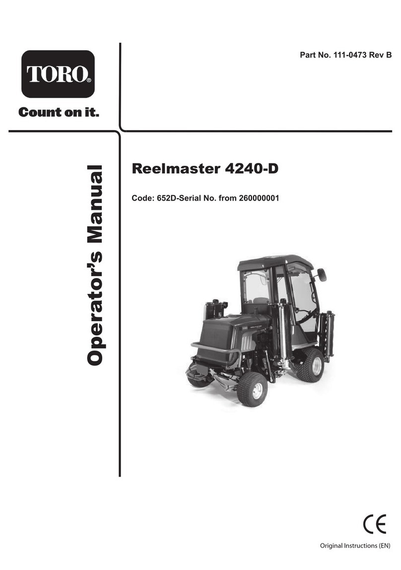 Toro 652D User manual