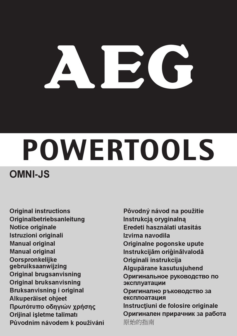 AEG OMNI-JS User manual