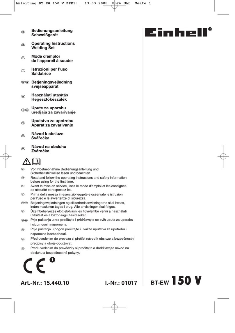 EINHELL BT-EW 150 V operating instructions