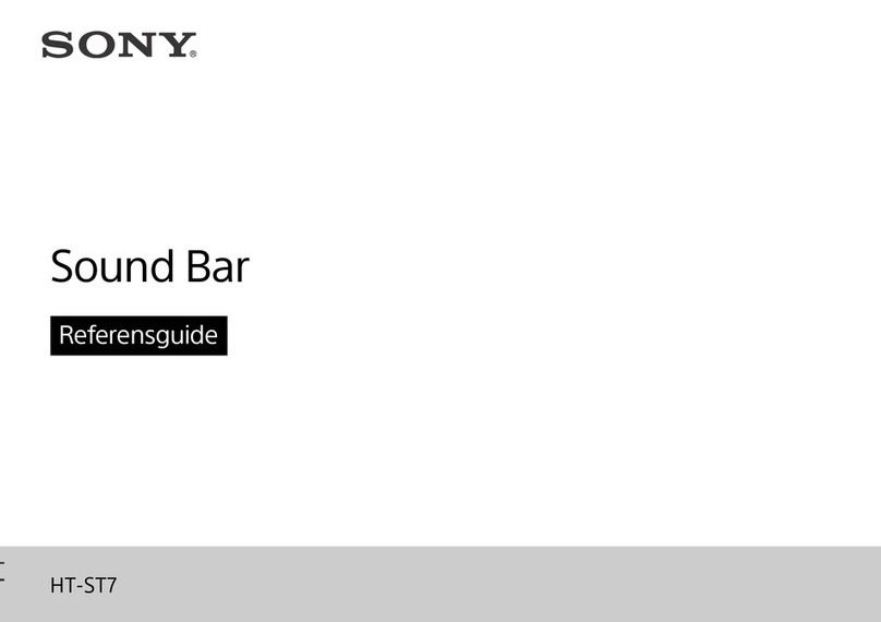 Sony HT-ST7 User manual Sony HT-ST7 User manual