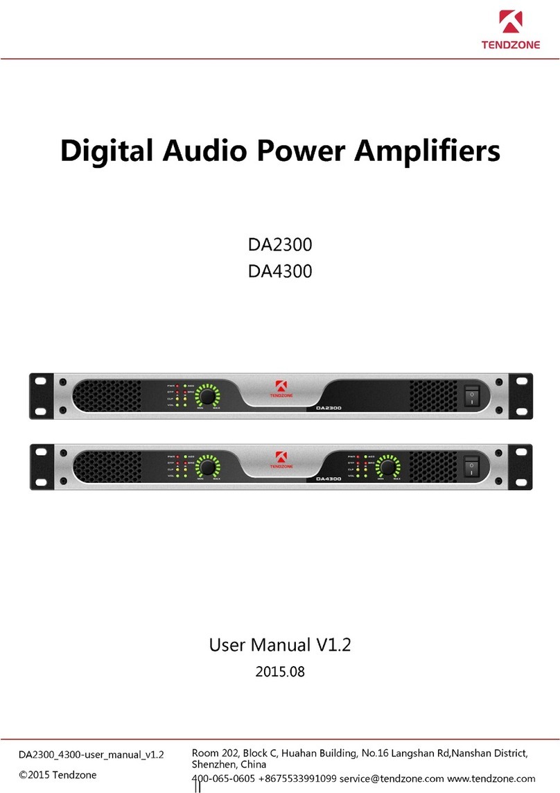 TENDZONE DA2300 user manual