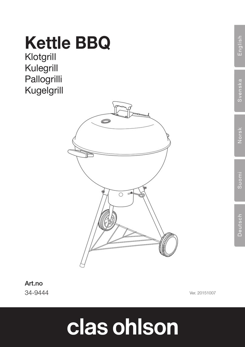 Clas Ohlson KETTLE BBQ User manual