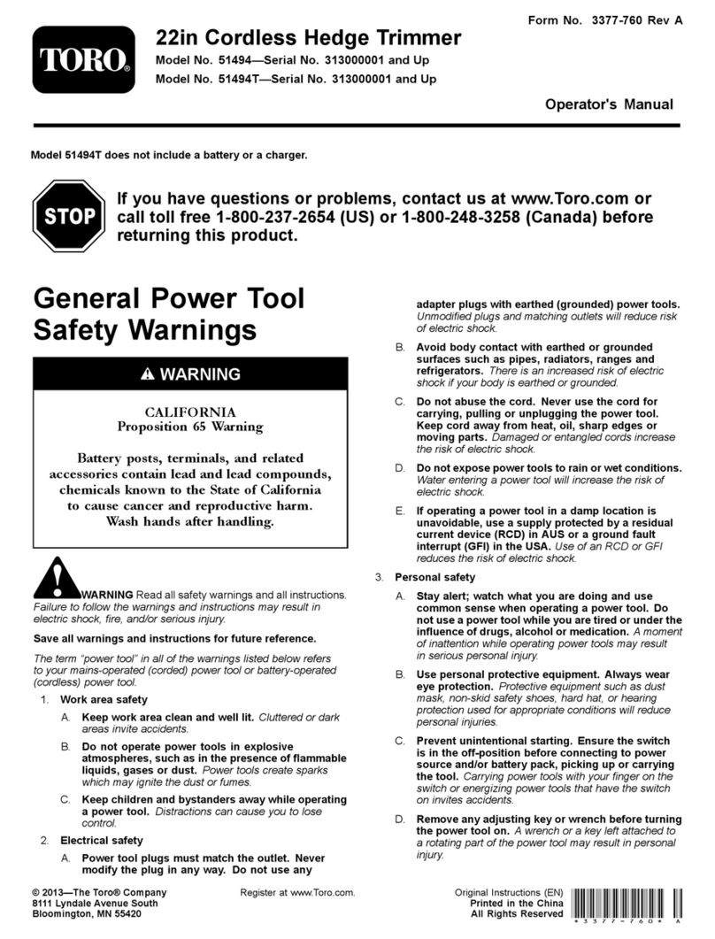 Toro 51494 Operator's manual