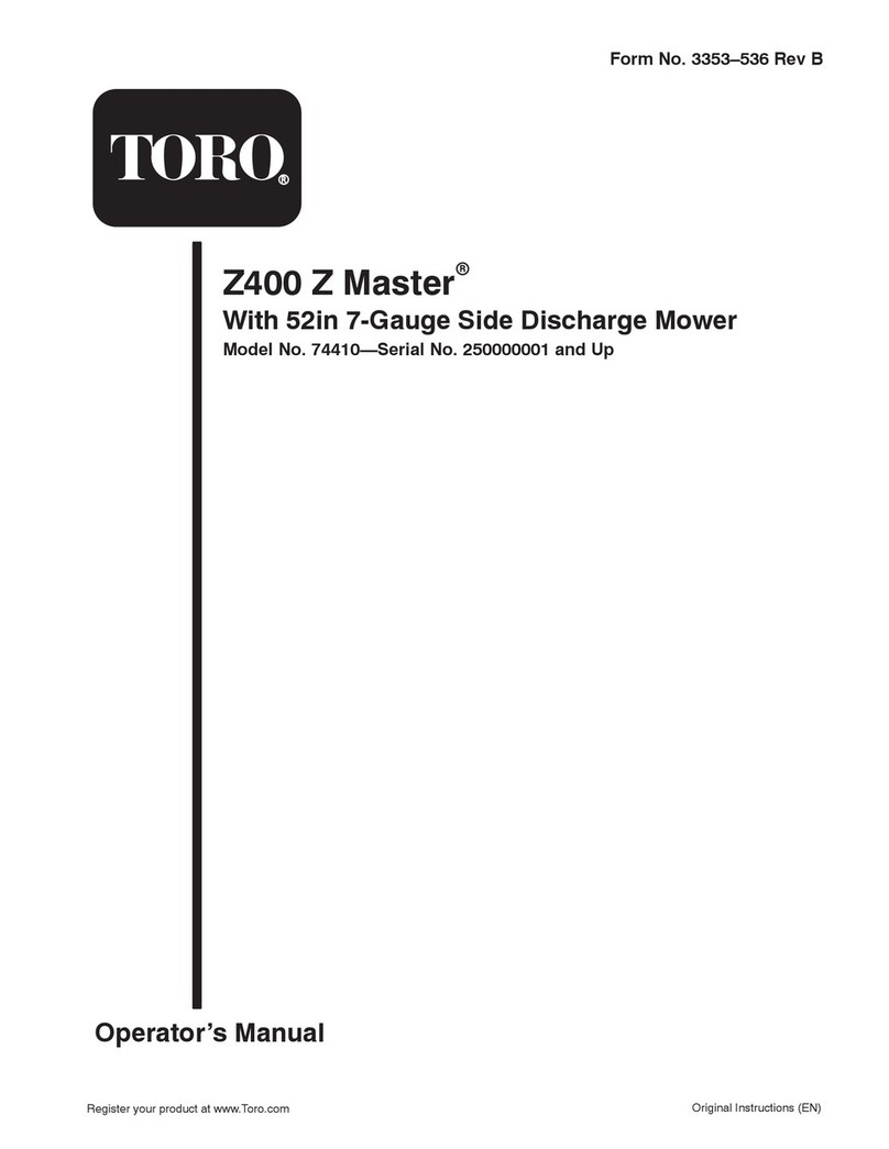 Toro 74410 Operator's manual