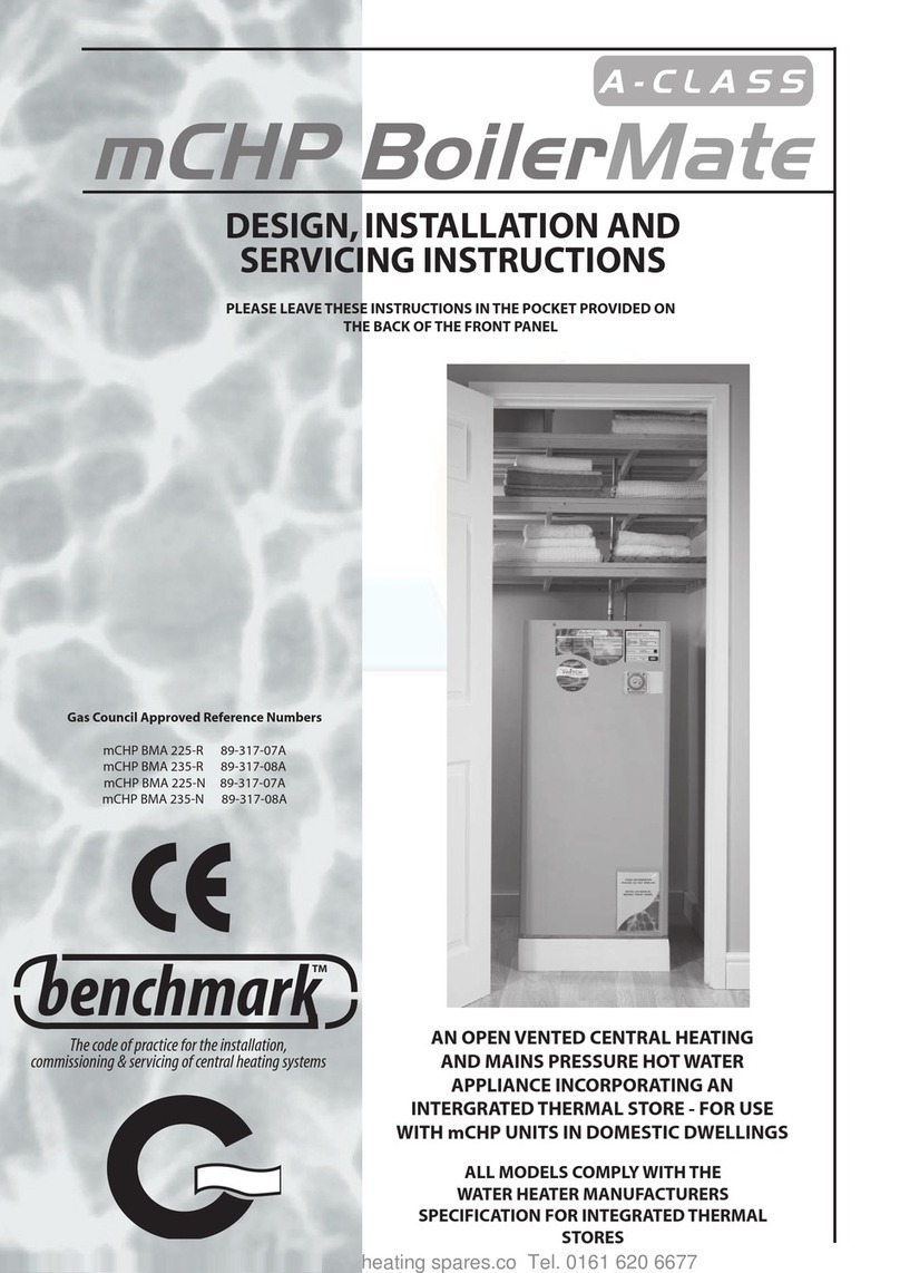 Benchmark mCHP BoilerMate User guide Benchmark mCHP BoilerMate User guide