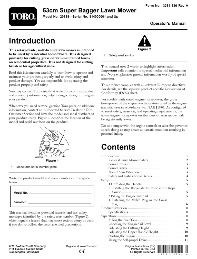 Toro 20899 User manual Toro 20899 User manual