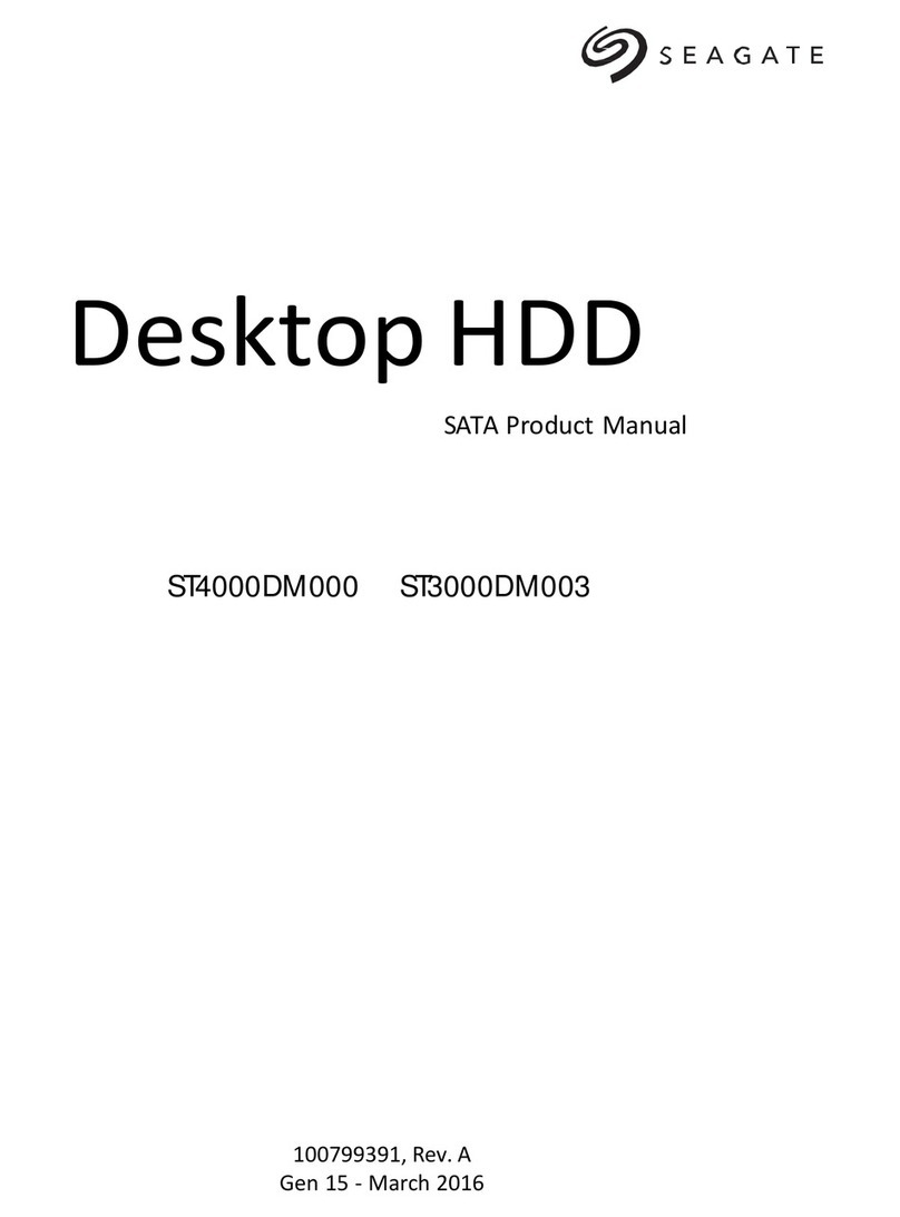 Seagate ST4000DM000 User manual