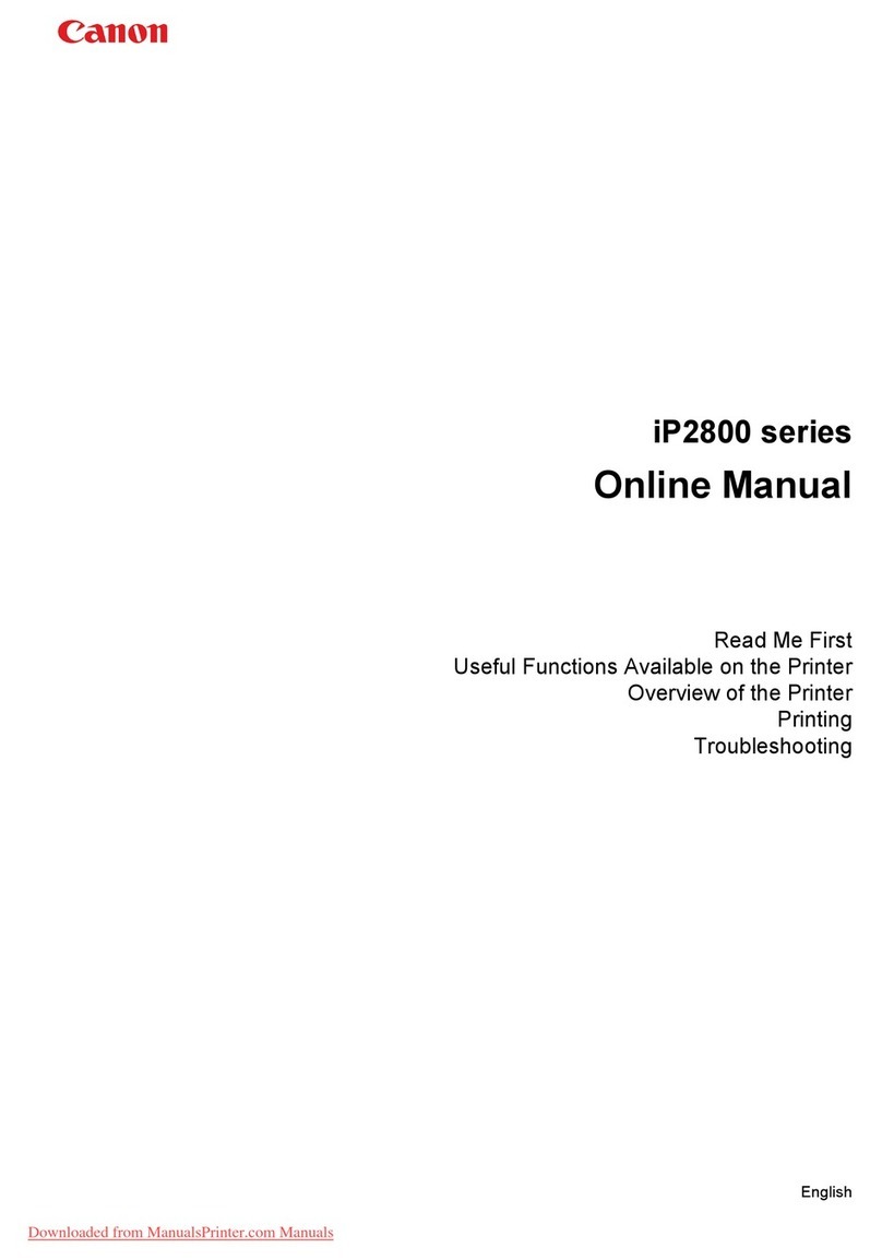 Canon IP2800 series Setup guide